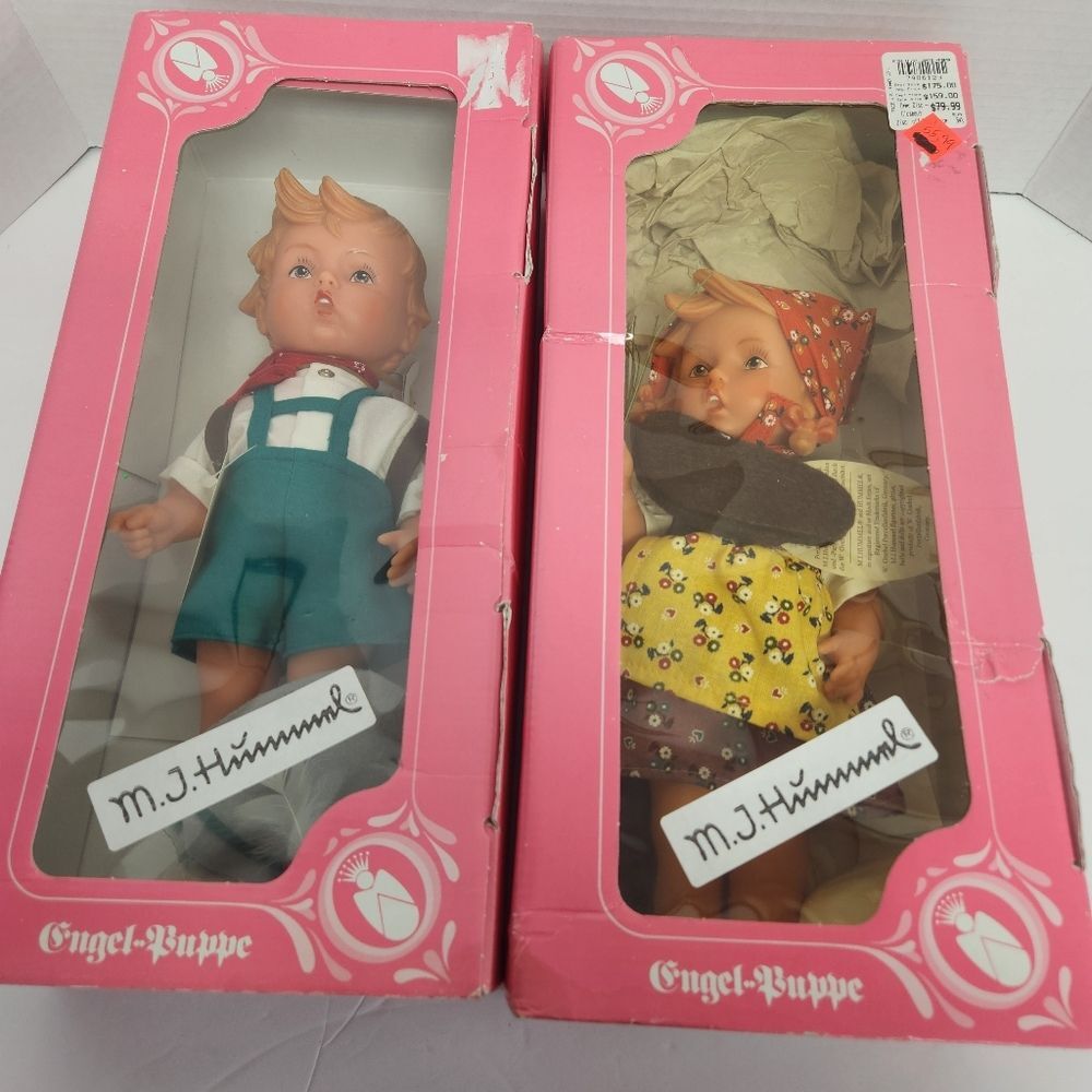 M.J. Hummel Engel- Puppe Dolls Limited Edition-Ganseliesil & Peterle Vinyl